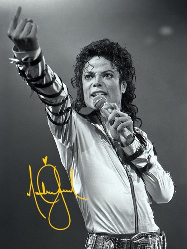 Michael jackson signed - michael,