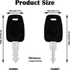 2 Keys TSA007 TSA002 Master