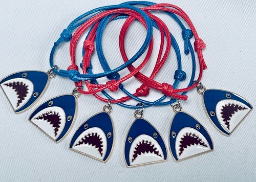 Shark friendship bracelets - 6,