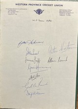 Signed X9 Western Province