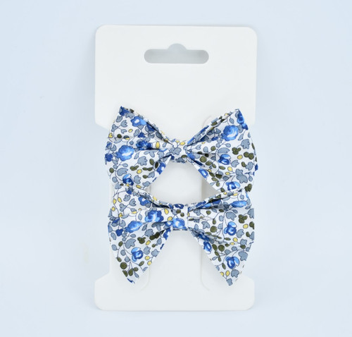 Liberty fabric bow hair - , clips