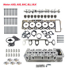 Cylinder Head & Camshaft & Gaskets Kit For VW T5 2.5 TDI AXD AXE BAC BLJ BLK--AB