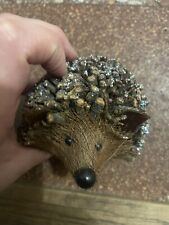 Gisela Graham Glittered Bristle Hedgehog Ornament