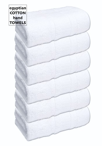White hand towels 600 - white, gsm