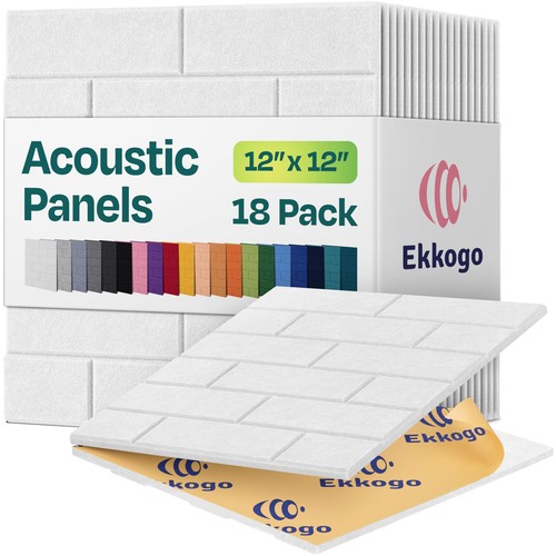 Acoustic panels pack - panels, 18-pack