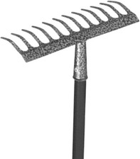 High Grade Carbon steel Garden Rake  12 Teeth for Soil