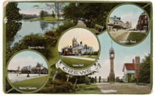 c1910 PC: Five Views of Crewe