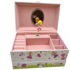 Enchanted Fairy Musical Jewellery Box Chest Lucy Locket Pink Girls Birthday Gift