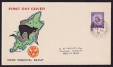 Isle of Man, 1958 3d Regional
