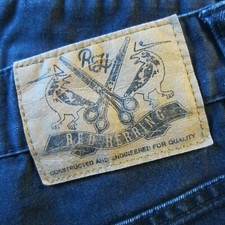 Trousers RED HERRING stretch jeans Blue slim fit size 32L 99% cotton 1% elastane