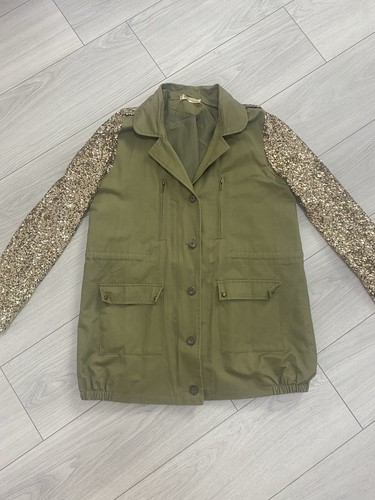 Green khaki utility jacket - utility,