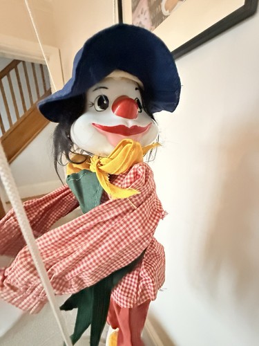 Vintage clown marionette - vintage,