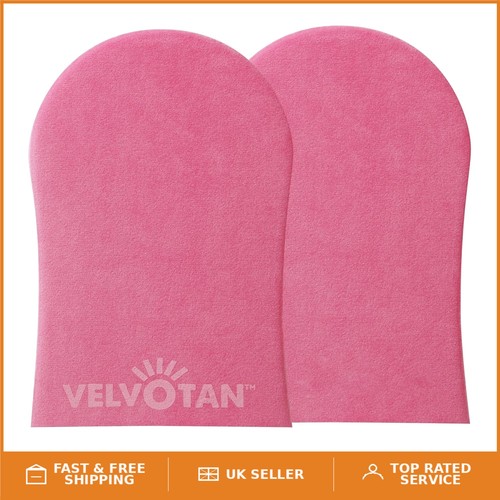 Pink velvet soft tanning - tanning, mitt