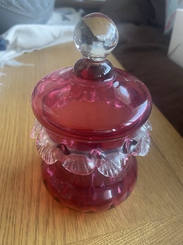 Victorian antique cranberry - antique,