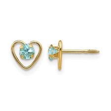 14k Madi K 3mm Round Genuine