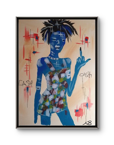 Urban street art woman - urban,