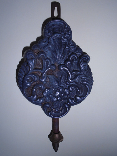 Antique ornate cast - , black