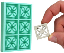 Mini Breeze Block Mold, Clover
