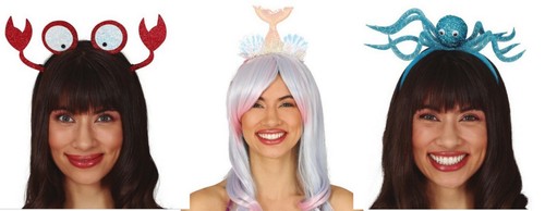 Crab mermaid octopus headband - crab,