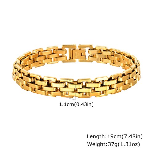 Mens bracelets stainless steel - mens,