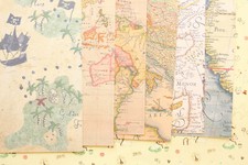 Vintage Maps Mix Card Stock