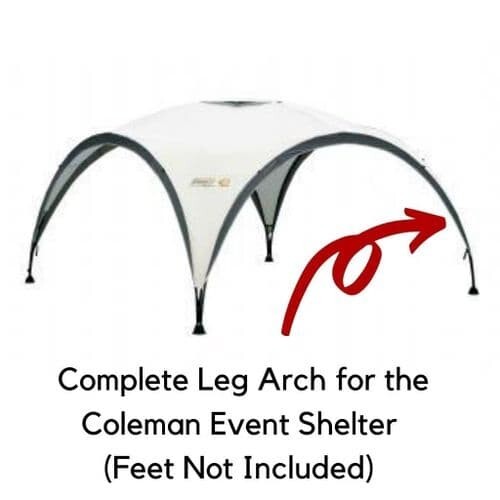 Coleman shelter arch - leg, for