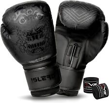 ISLERO Boxing Gloves MMA Sparring Punch Bag Muay Thai Training Glove KICK BOXING