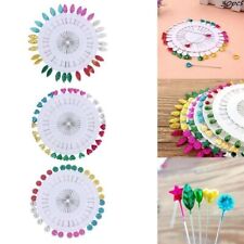 Pearl Hijab Scarf Pins Safety Pin Wheel Craft Tailor Sewing Hat