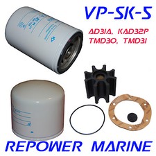 Service Kit for Volvo Penta AD31, AQ30, TAMD31,  KAD32P , replaces #: 877201, 