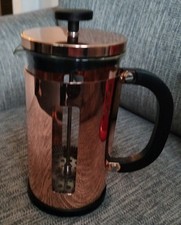 La Cafetiere Copper 'Pisa' 1Ltr French Press Coffee -Tea Maker Good Condition