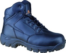 Delta Plus Panoply S3 Marines Black Metal Composite Toe Cap Safety Boots (UK4).