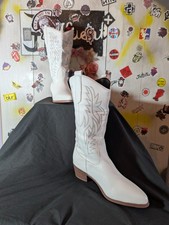 white Womens Cowboy Boots with