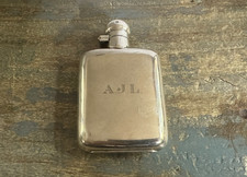 Solid Silver Hip Flask - James Dixon & Sons - Sheffield 1928 - 96.4 grams