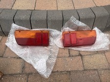 JAGUAR  E TYPE SERIES 2 CAR ORIGINAL LUCAS L871 REAR LIGHT UNITS, AND 807 LENSES