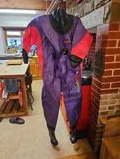 Aquion Pro Ladies Drysuit Size M T M, Front Entry And Small Boots