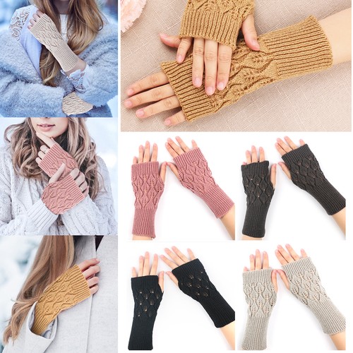 Womens ladies fingerless - fingerless, arm
