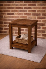 Handmade Solid Wood Side Table