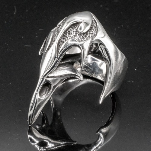 Odin raven skull 925 - odin's, silver