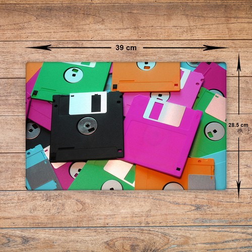 Retro floppy disk glass - floppy,