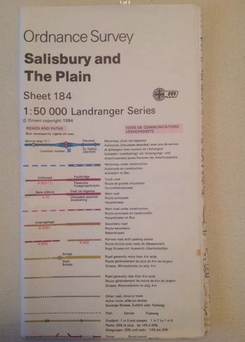 Ordnance survey landranger map - ordnance,
