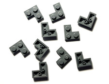 Lego 10x Plate 2 x 2 Corner Dark Bluish Grey 2420 63325 NEW 