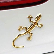 3D Gold Gecko Lizard Style