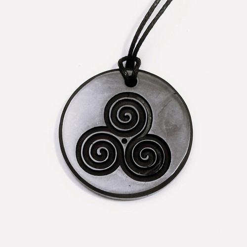 Shungite pendant spiral - ,