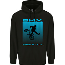 BMX Freestyle Cycling Bicycle Bike Mens 80% Cotton Hoodie
