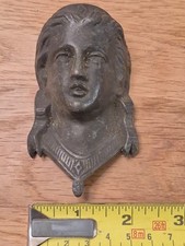 Vintage Lady Liberty Case Mantle Clock Emblem Piece Decoration 50x100x35 A42