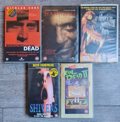Horror vhs bundle - bundle, x5