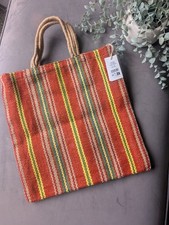 new Toast Bag Tartan / Check Jute Turtle Bags Shopper Gorgeous Autumnal Colours