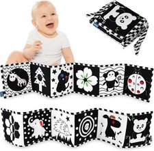 Baby Soft Books, Baby Cloth Book, Black and White High
