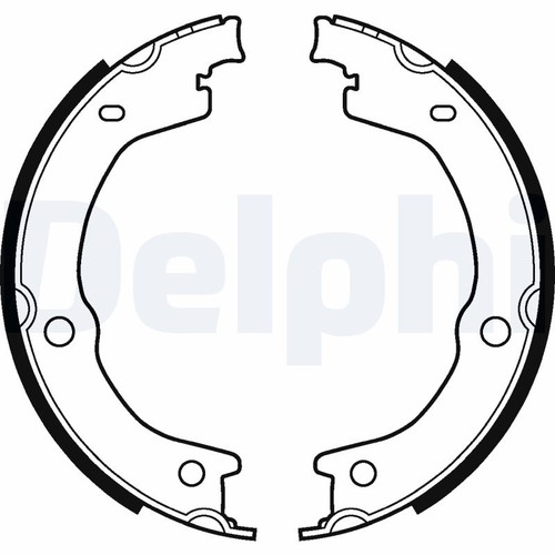 Ls2118 delphi brake shoe - ls2118, set