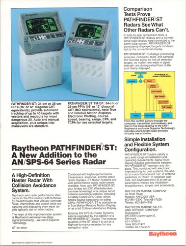 Raytheon pathfinder radar - pathfinder/st,